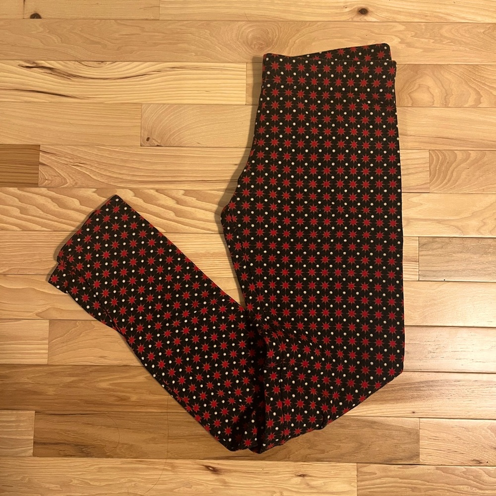 Patterned Fleece Leggings